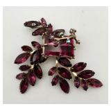 Large and Unusual Vintage Purple Pin