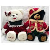 Adorable Collectible 2002 & 2006 Snowflake Teddys