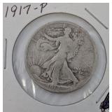 1917-P Walking Liberty Half Dollar