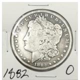 1882-O Morgan Silver Dollar