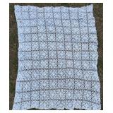 Vintage White Crocheted Table Cover