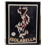 Framed Print of Vintage Isolabella Poster