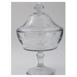Antique Indiana Glass Bethlehem Star Compote