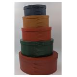 5 Wooden Nesting Boxes