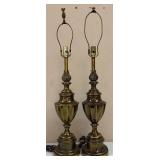 2 Very Nice Brass Table Lamps