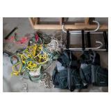 Boating Equipment: Life Vests, Cordage, & Ladder