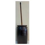Vintage Stoneware Butter Churn