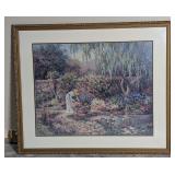 Beautiful Springtime Garden Framed Print