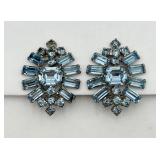 Exceptional Vintage Deco Style Ear Clips