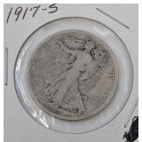 1917-S Walking Liberty Half Dollar