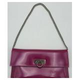 Beijo Hot Pink Patent Leather Clutch