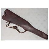 Vintage Leather Rifle Scabbard