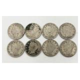 8 ï¿½Vï¿½ Nickels, See Dates in Information