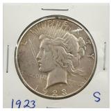 1923-S Peace Silver Dollar