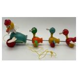 Vtg. Fisher-Price Wooden Duck Pull Toy