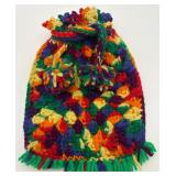 Nice Hand-crocheted Drawstring Bag