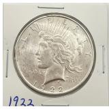 1922 Peace Silver Dollar