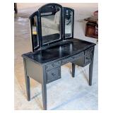 *Vintage Distressed Black Vanity
