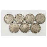 7 ï¿½Vï¿½ Nickels, See Dates in Information