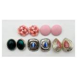 5 Pair of Colorful Ear Clips