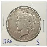 1926-S Peace Silver Dollar