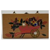 Embellished Wooden Jewelry Box Purse