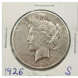 1926-S Peace Silver Dollar