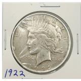 1922 Peace Silver Dollar