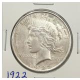 1922 Peace Silver Dollar