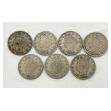 7 ï¿½Vï¿½ Nickels, See Dates in Information