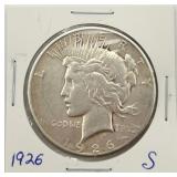 1926-S Peace Silver Dollar