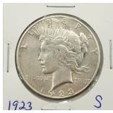 1923-S Peace Silver Dollar
