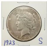1923-S Peace Silver Dollar