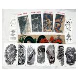 5 Tattoo Sleeves & Temporary Tattoo Stickers