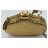 Vintage Lisette Gold Colored Crossbody Bag