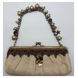Vintage Whimsical-Style Embellished Handbag