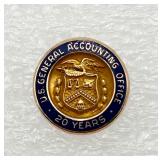 10K US General Acct. Office 20 Year Pin