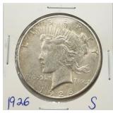 1926-S Peace Silver Dollar