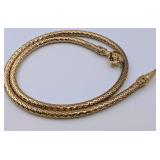 Vtg. Whitley & Davis Snake Belt w/Citrine Eyes