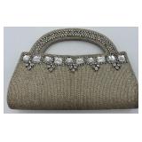 Vintage Beaded & Rhinestone Esbeda Evening Bag