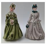 2 Vintage Florence Ceramics Figurines