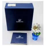 Swarovski Crystal Potted Flower