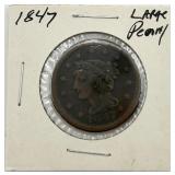 1847 Large Cent