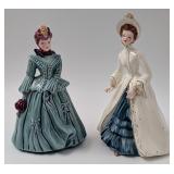 2 Vintage Florence Ceramics Figurines