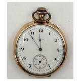 Elgin Open Face 7 Jewels GF Pocket Watch