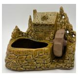 Vtg. Shawnee Pottery Grist Mill Planter
