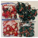 String of Christmas Tree Lights & Light Covers