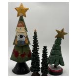 4 Holiday Tree Home Decor Items
