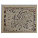 Vtg. Maps of Ancient Times Lithograph Map