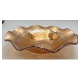 VTG Jeannette Glass "Iris and Herringbone" bowl